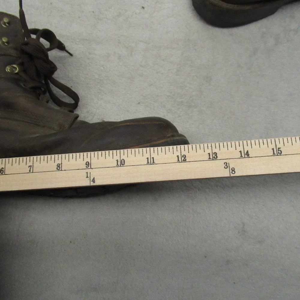 Chippewa Mens 13D Work Boots Brwn Leather Lace Up Classic Rugged Utility VTG USA